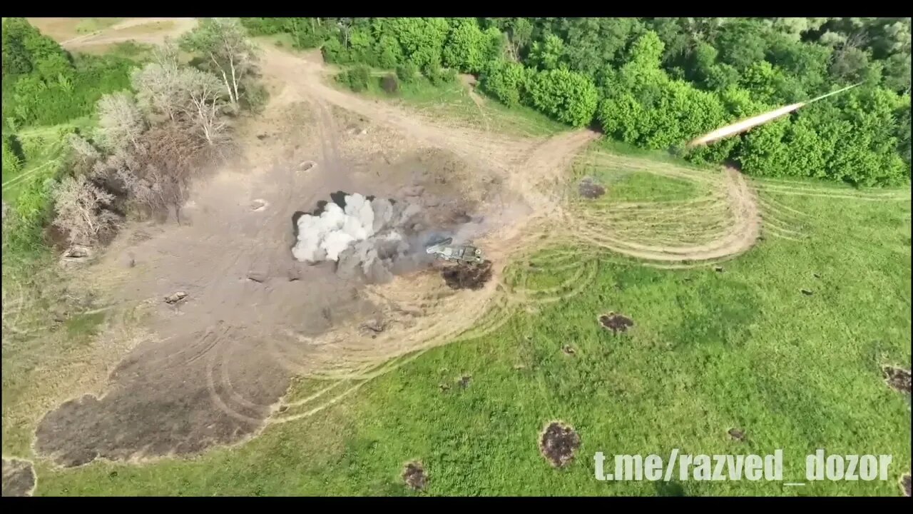 Russian MLRS Does An Excellent Job Of Denazifying The Enemy In The Kharkiv Region