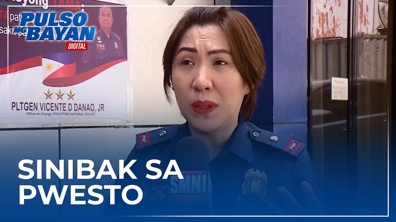 Tagapagsalita ng PNP-ACG, sinibak sa pwesto