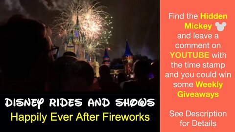 Happily Ever After Fireworks - Magic Kingdom - Disney World