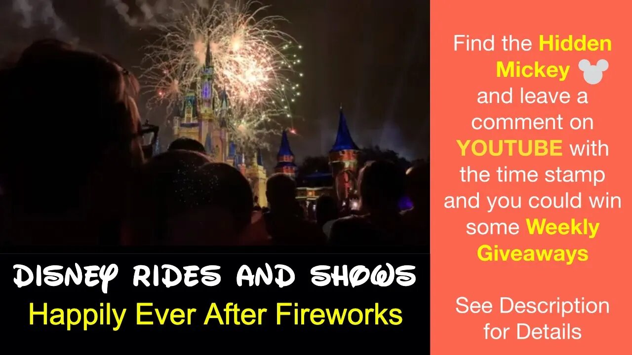 Happily Ever After Fireworks - Magic Kingdom - Disney World