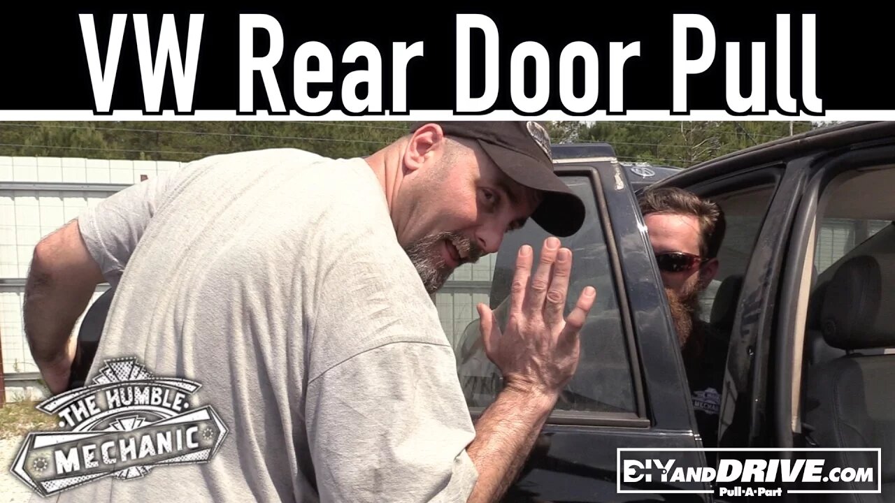 How To Remove A VW Rear Door ~ Salvage Yard Tips