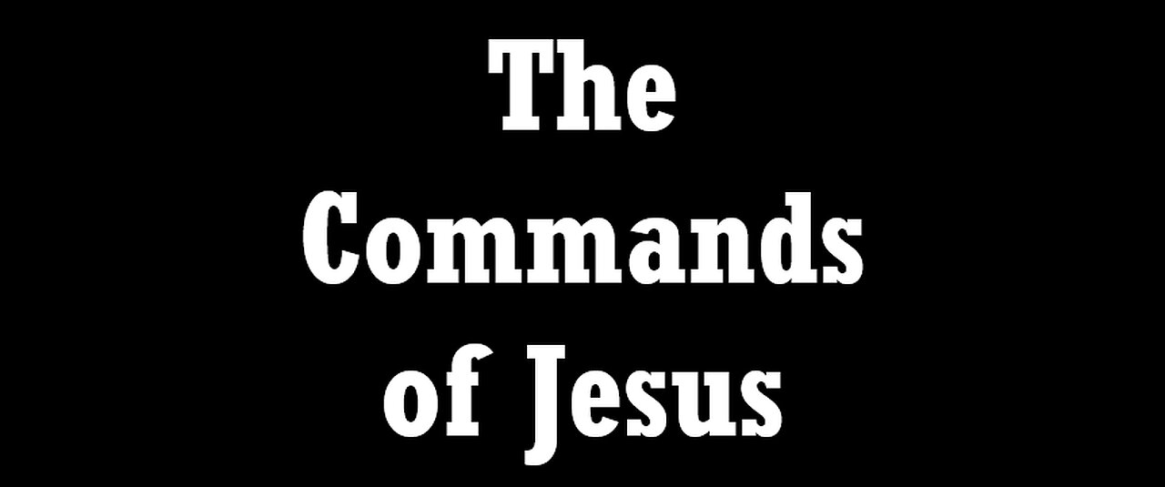 |Manwich presents| Be Informed... Ep #3 The Commands of Jesus As Said In The Four Gospels |rerun/reran edition|