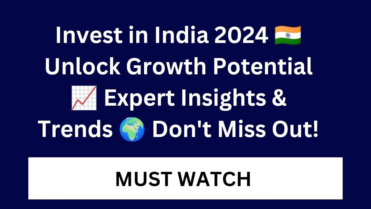 Why Investing in India in 2024 is Essential | Expert Insights. Indian growth journey #stockmarket