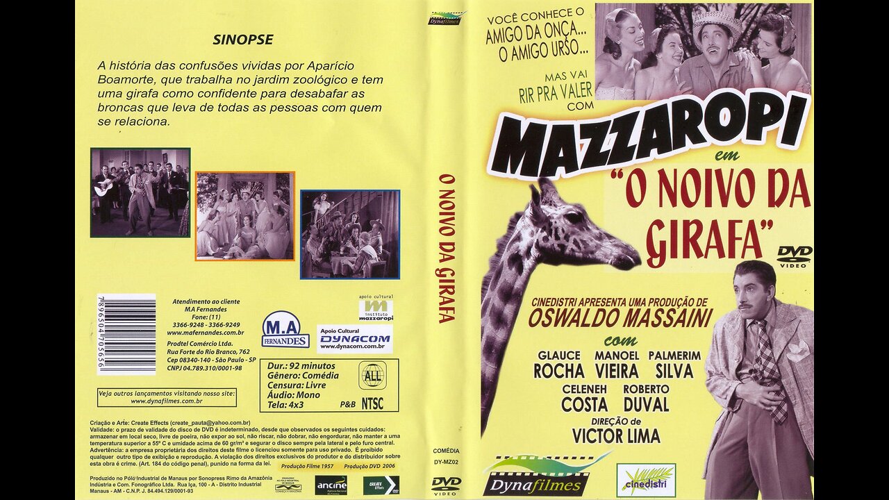 (1957) Mazzaropi- O Noivo Da Girafa