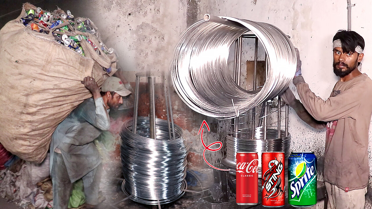 Amazing Recycling Mass Production Of Silver Wire.