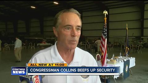 Collins beef up his security