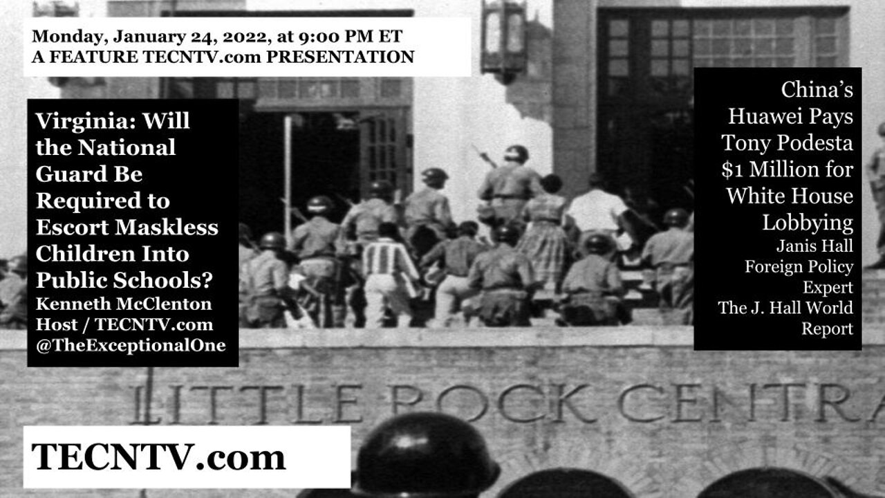TECNTV.com / Virginia: Will the National Guard Escort Mask-less Children Into Public Schools?
