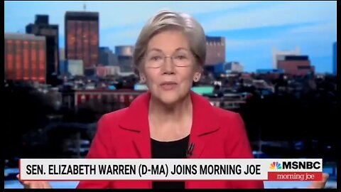 Dem Sen Warren: The Law Applies To Sitting And Former Presidents