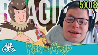 A VOLTA DO PESSOA PÁSSARO (PESSOA FÊNIX) da 5ª Temporada de Rick & Morty - 5X08 REACT DUBLADO PT-BR