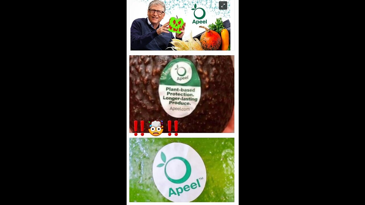 BEWARE‼APEEL A BILL GATES FOOD COATING😭EVEN APPROVED FOR ORGANIC FOODS🤯