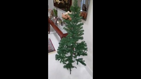 🌲 Detalhes da Árvore de Natal 237 Galhos 1,50m 420 Pontas 🎅