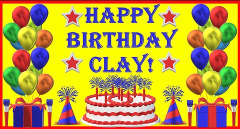 Happy Birthday 3D - Happy Birthday Clay - Happy Birthday To You - Happy Birthday Song