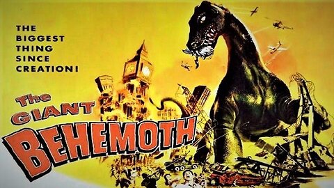 THE GIANT BEHEMOTH 1959 Giant Radioactive Prehistoric Beast Smashes London FULL MOVIE in HD & W/S