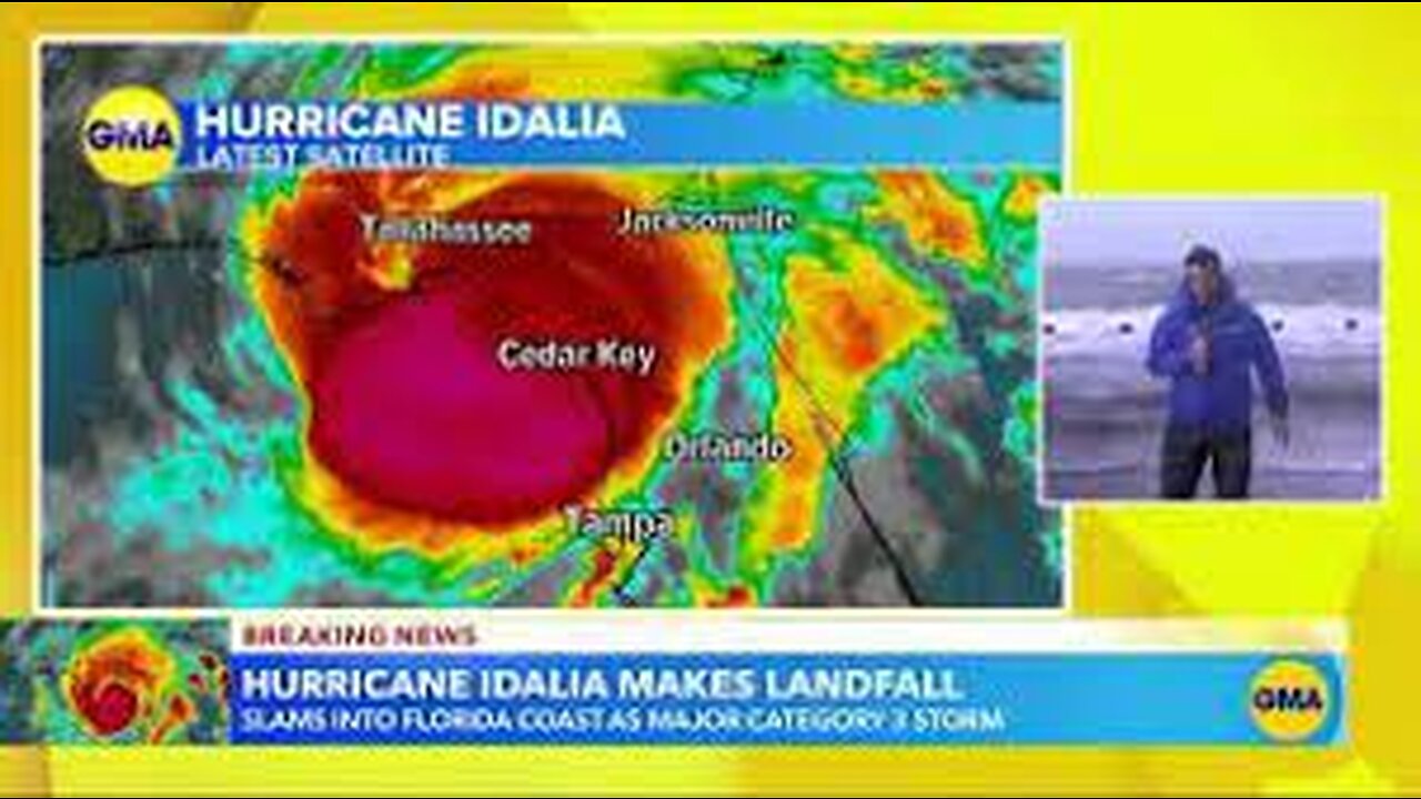 Idalia makes landfall in Florida l GMA