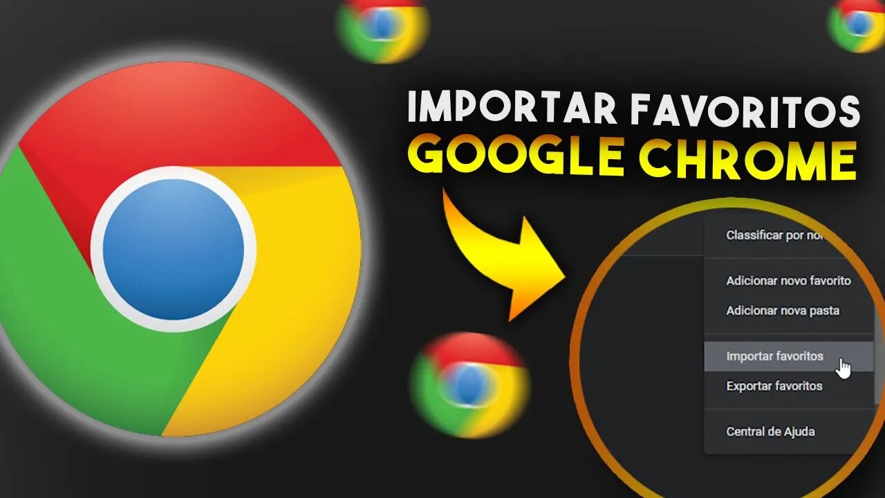 Como IMPORTAR FAVORITOS no NAVEGADOR GOOGLE CHROME