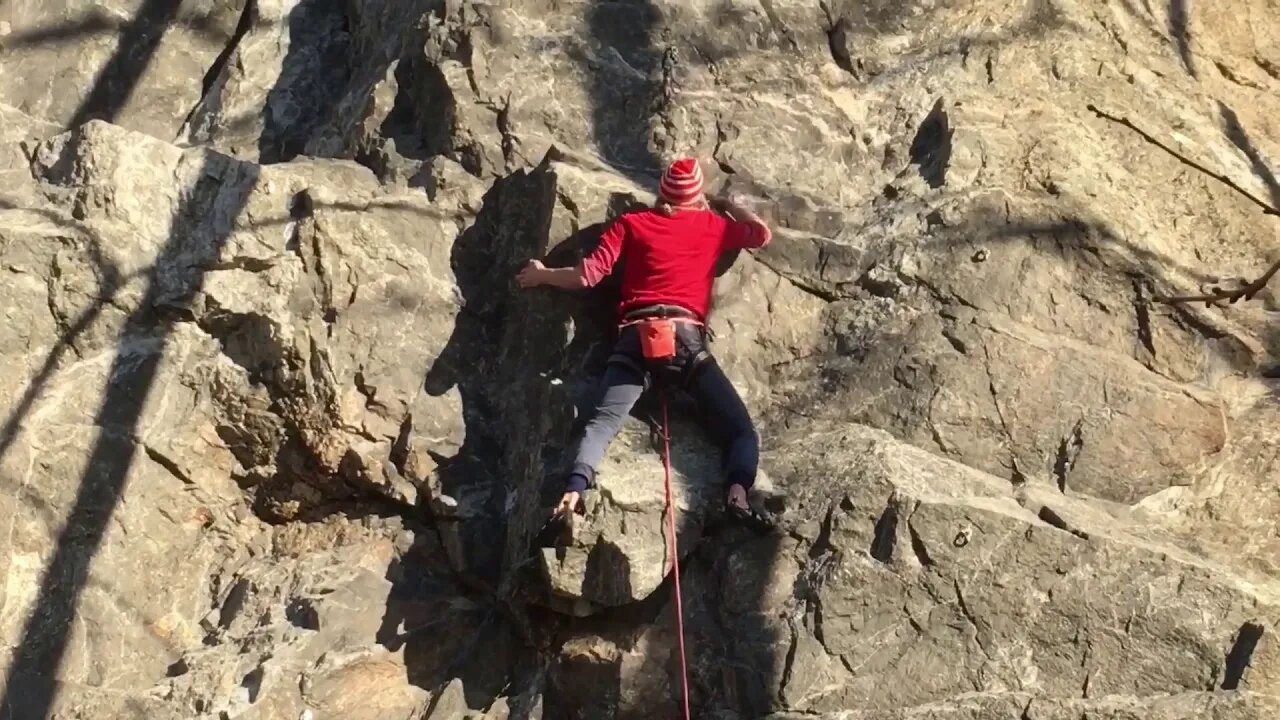 Långbeta: Hildisvin, 7b+ @ Gullhamra