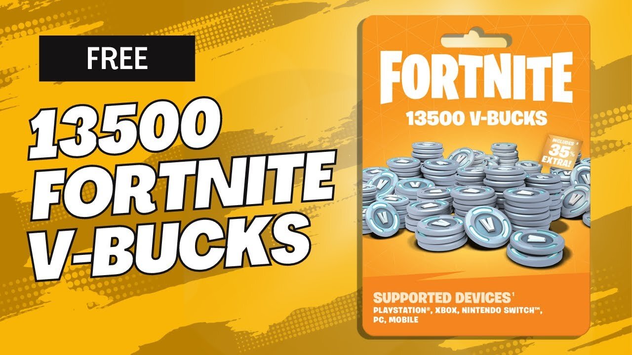 Get 13500 Free V-Bucks In Just 10 Minutes (100% Working) | Free V-Bucks Generator