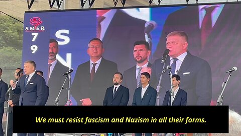 Slovakia, Robert Fico: We must resist fascism and Nazism in all their forms