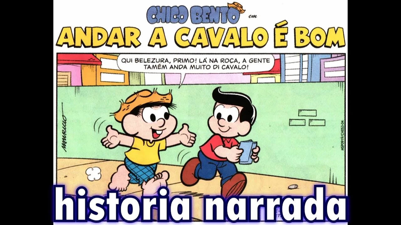 Chico Bento em-Andar a cavalo é bom | Gibis do Rapha