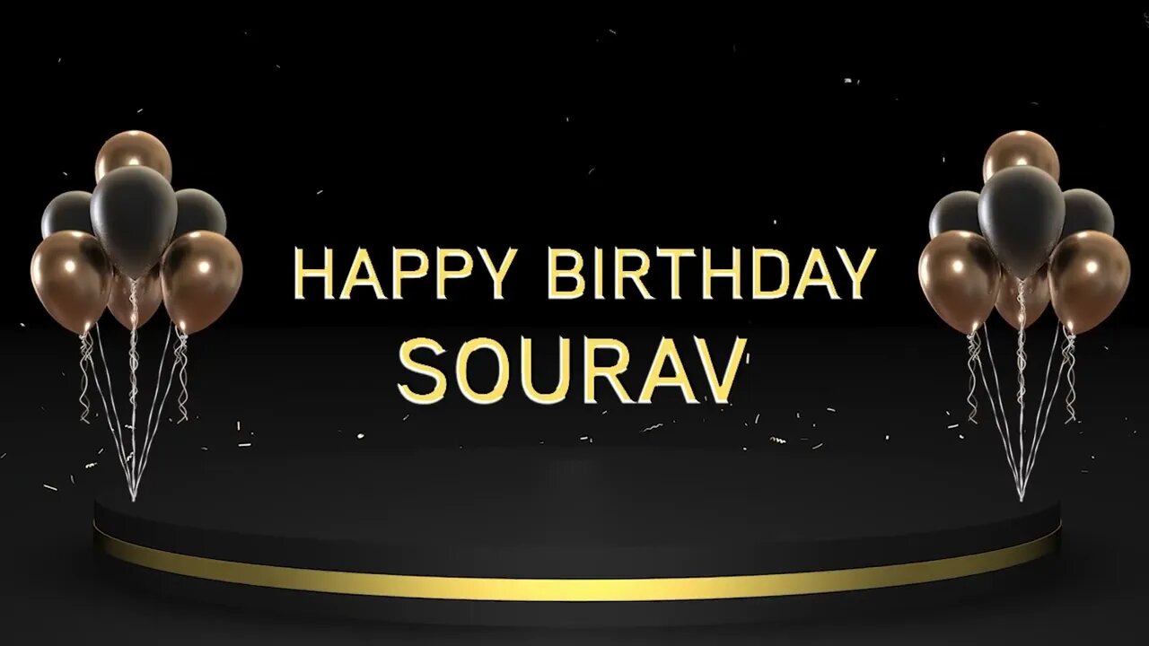 Wish you a very Happy Birthday Sourav