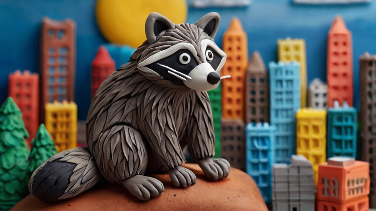 Polymer raccoon clay