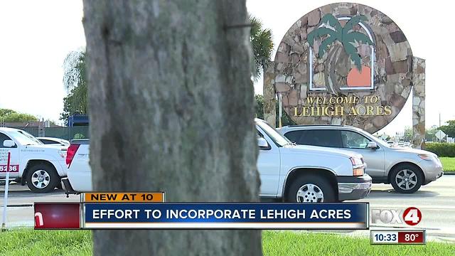 Effort to incorporate Lehigh Acres