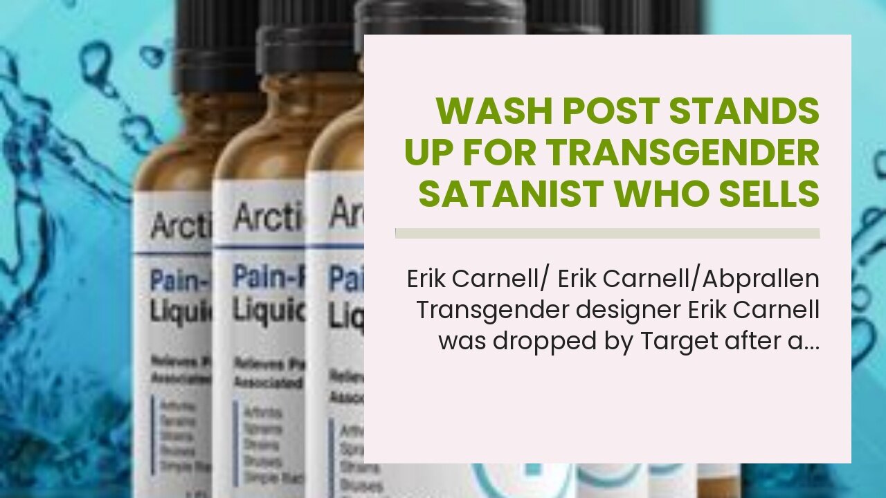 Wash Post stands up for Transgender Satanist who sells to Target…