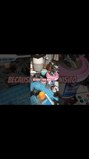 Shut Up & Paint Minis #warhammer40k #warhammer #ttrpg #boardgames #miniatures #hobby #positivevibes