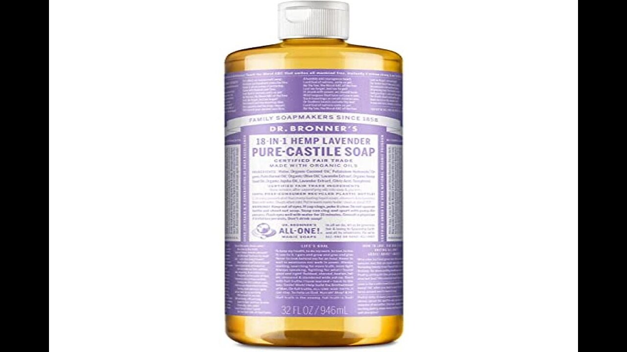 Dr. Bronner’s - Pure-Castile Liquid Soap (Peppermint, 32 ounce) - Made with Organic Oils, 18-in...