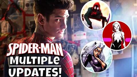 MULTIPLE MASSIVE SPIDERMAN UPDATE! Garfield Returns Live Action Miles & Gwen, Black Cat