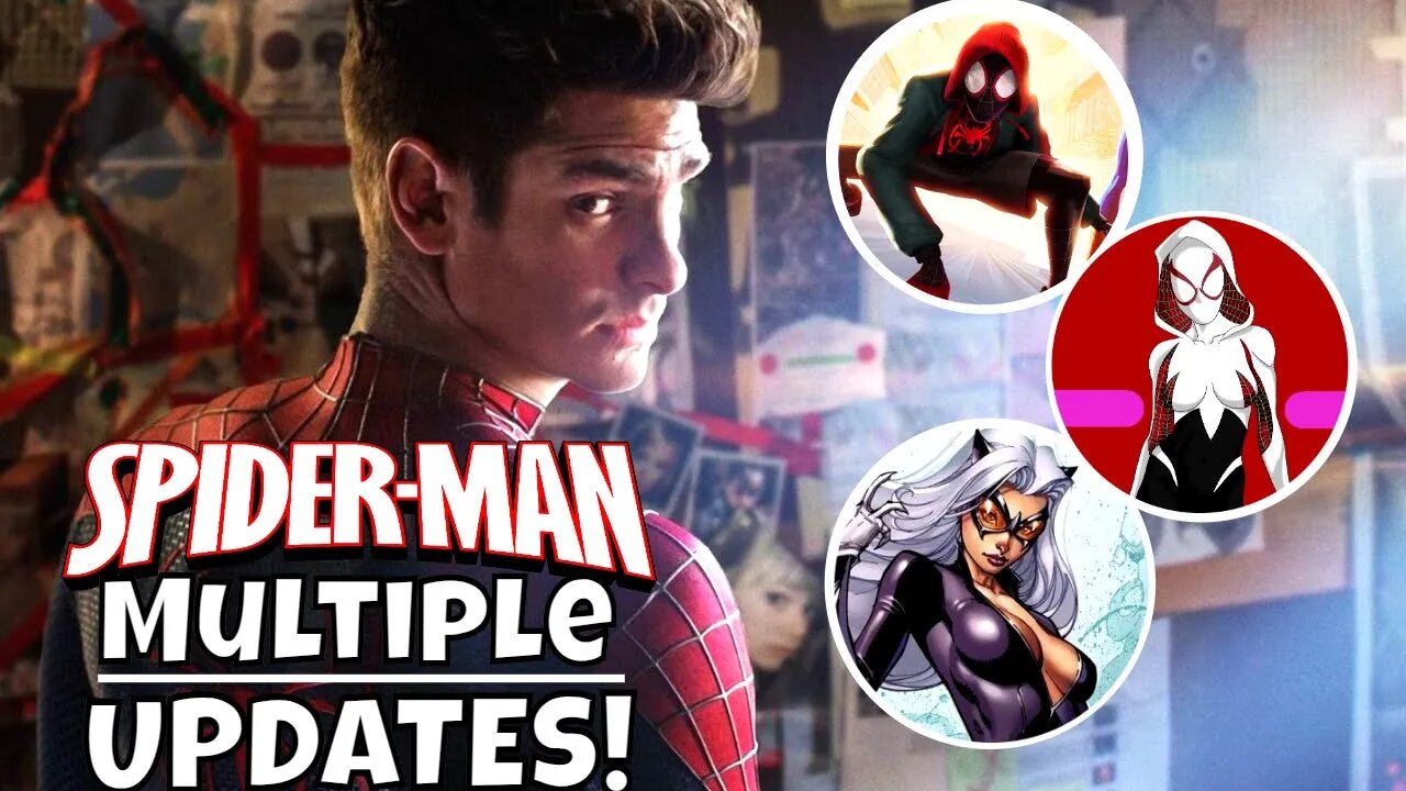 MULTIPLE MASSIVE SPIDERMAN UPDATE! Garfield Returns Live Action Miles & Gwen, Black Cat