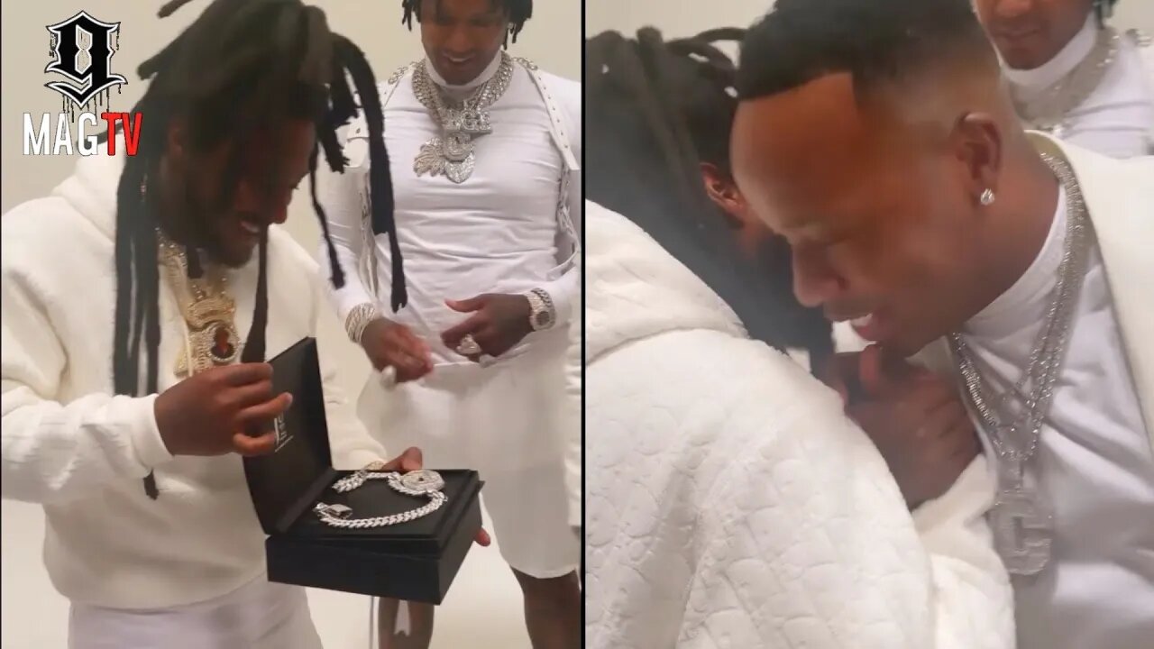 Yo Gotti Welcomes Mozzy To His Label With An Iced Out CMG Chain! 💎
