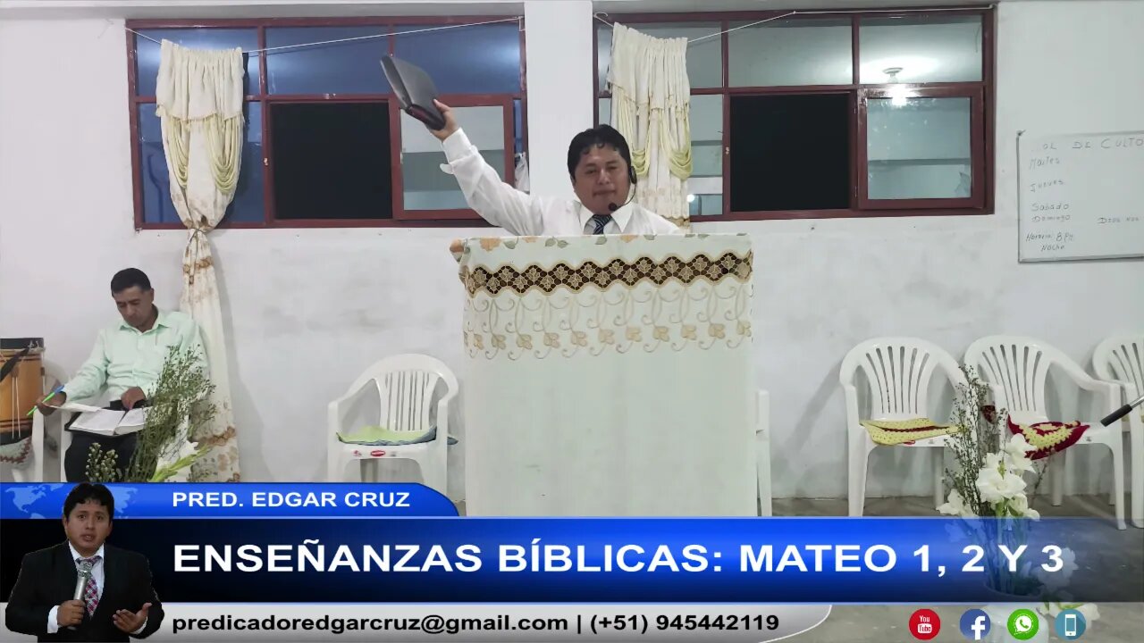 Enseñanza Bíblica: San Mateo Capítulo 1, 2 y 3 - EDGAR CRUZ MINISTRIES