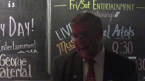 Frank Ardinger at his event at Happy Jacks 10 2 16