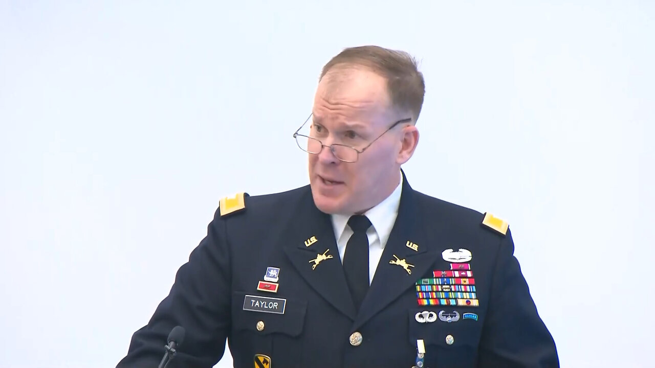 Retirement Ceremony in Honor of COL G. Scott Taylor