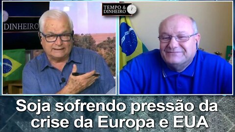 Soja sofrendo pressão da crise da Europa e EUA