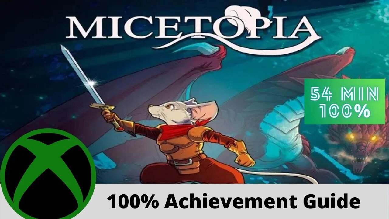 Micetopia 100% Achievement Guide on Xbox!