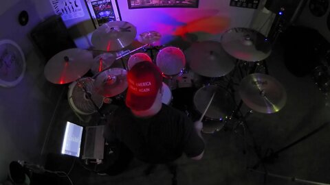 Nobodys fault but mine, Zeppelin Drum Cover By Dan Sharp