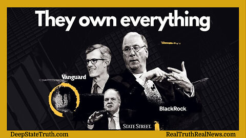 💥🏛️ The Truth About BlackRock/Vanguard and StateStreet 💰 It's All About Power, Control, Shaping Policies and MORE