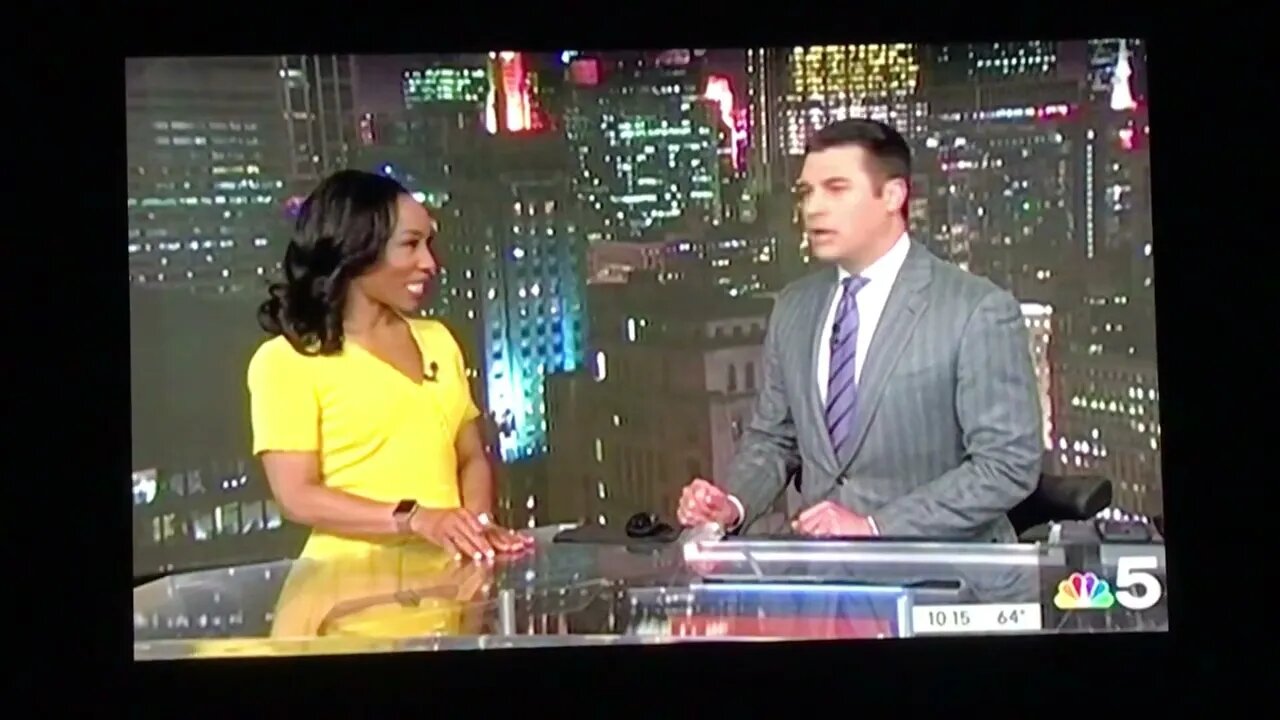 My local Weather forecast NBC 5 Chicago Sunday night April 24th 2022