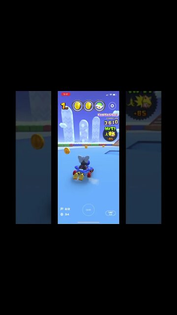 Mario Kart Tour - Penguin Slider Gameplay (Frost Pipe 1 High-End Kart)