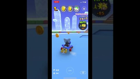 Mario Kart Tour - Penguin Slider Gameplay (Frost Pipe 1 High-End Kart)