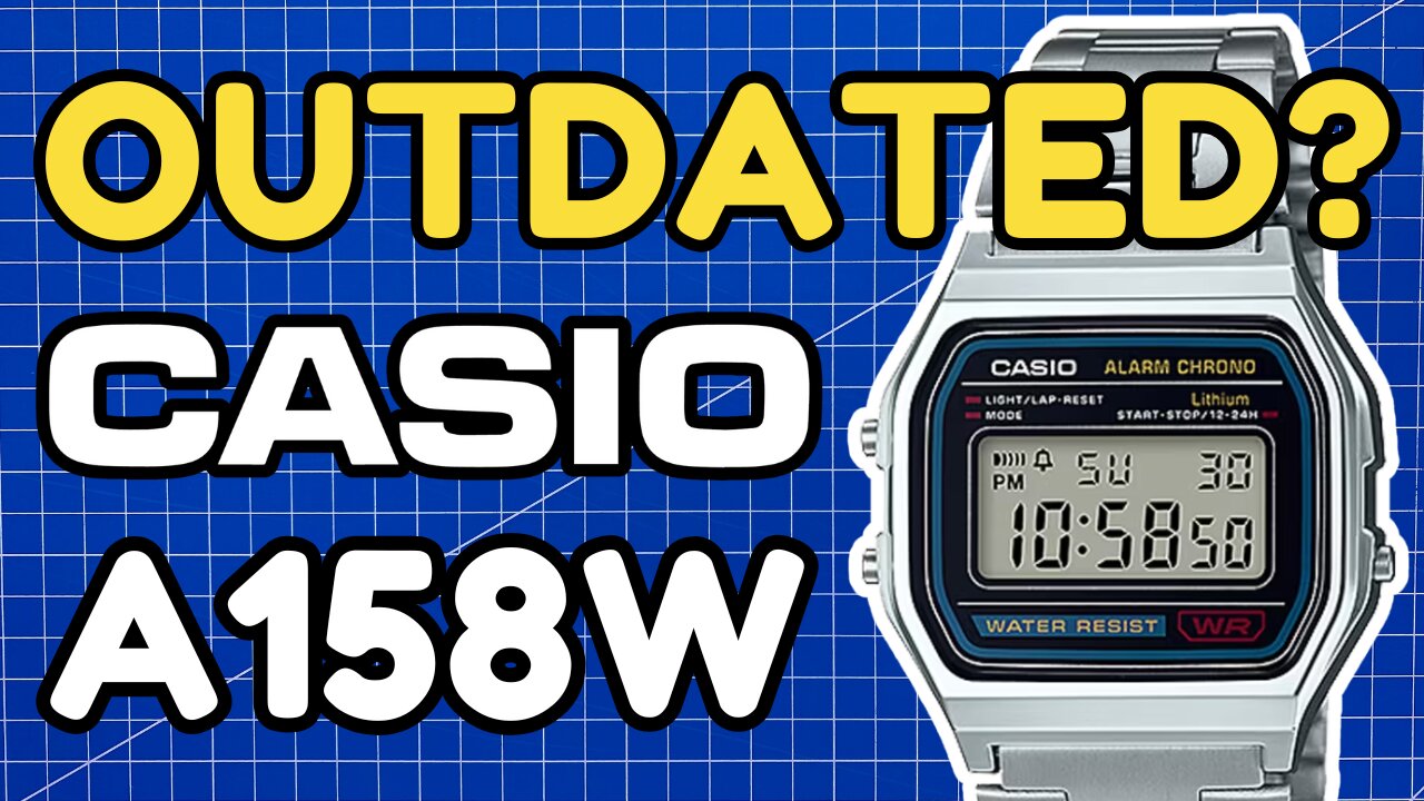 STILL Relevant? 🤔 Casio A158W Unboxing + 1 Week Review