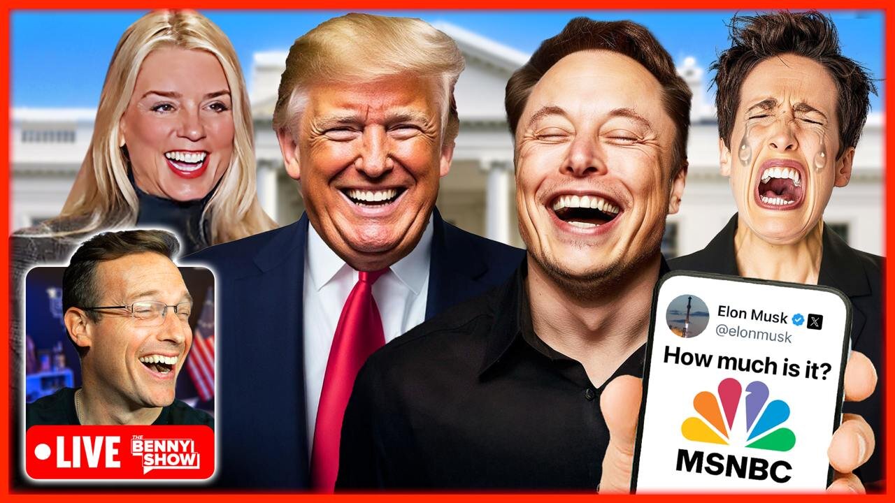 Libs On Life Support As Elon Musk Prepares To BUY MSNBC | Trump's MASSIVE Polling Win & Pam Bondi 🔥