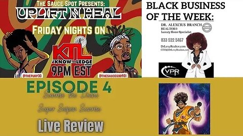 UPLIFT N' HEAL Episode #4 feat Sauce God, Purp30 & Sunrise Da Divine