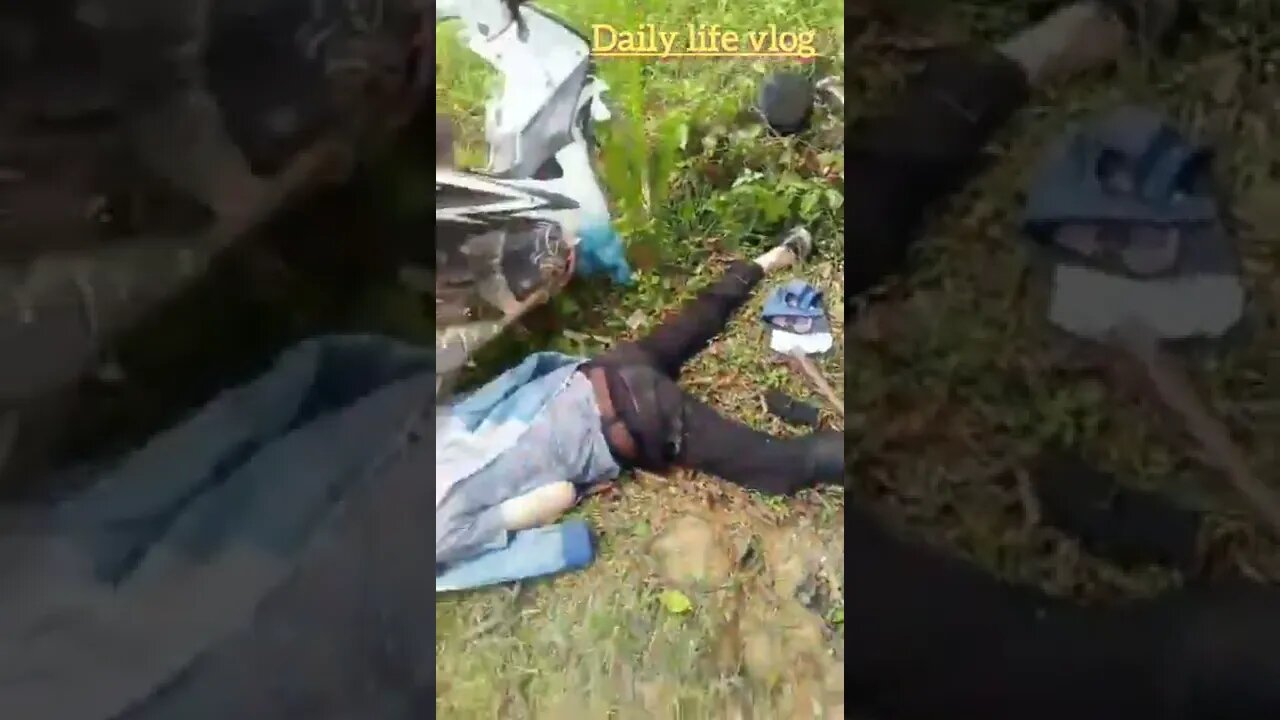 The young man slept like he was dead on the mountain