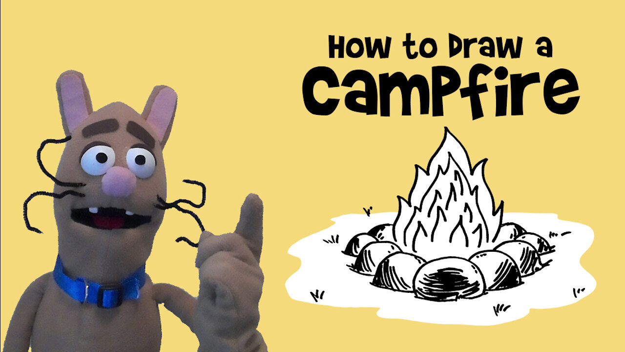 How to Draw a Campfire