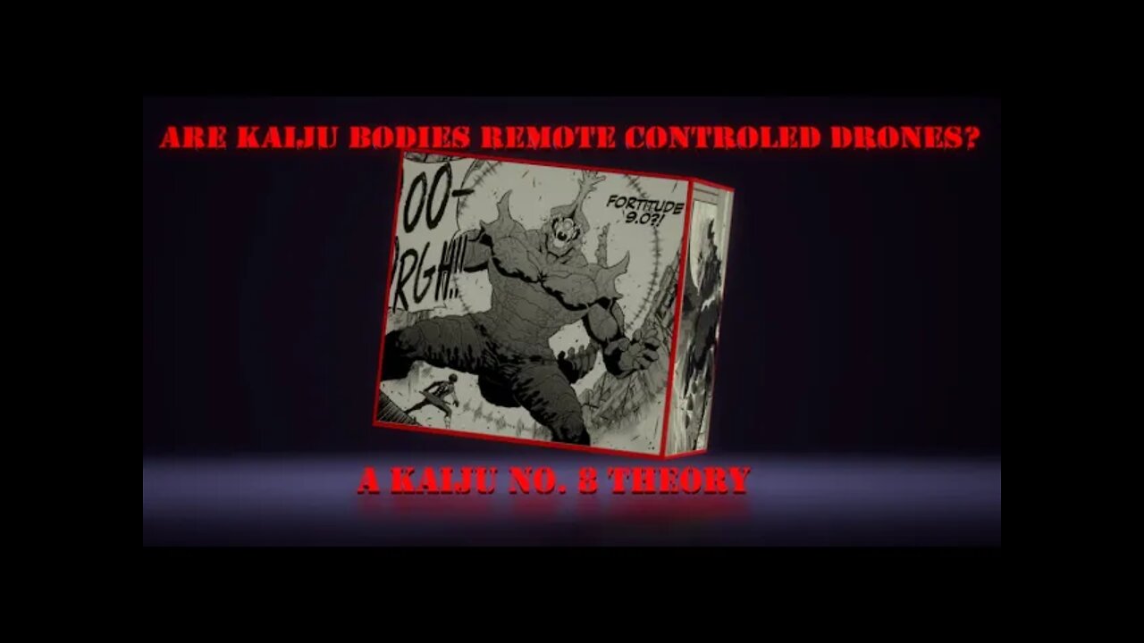 Kaiju are Drones - A Theory of Cores and Fearless Death in Kaiju NO. 8