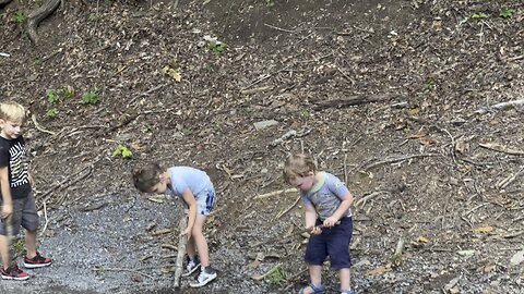 8/27/23 kids playing in mud…