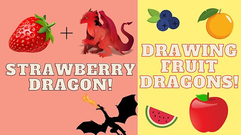 SKETCHING AN INCREDIBLE FRUIT DRAGON! - Adventure Through Art